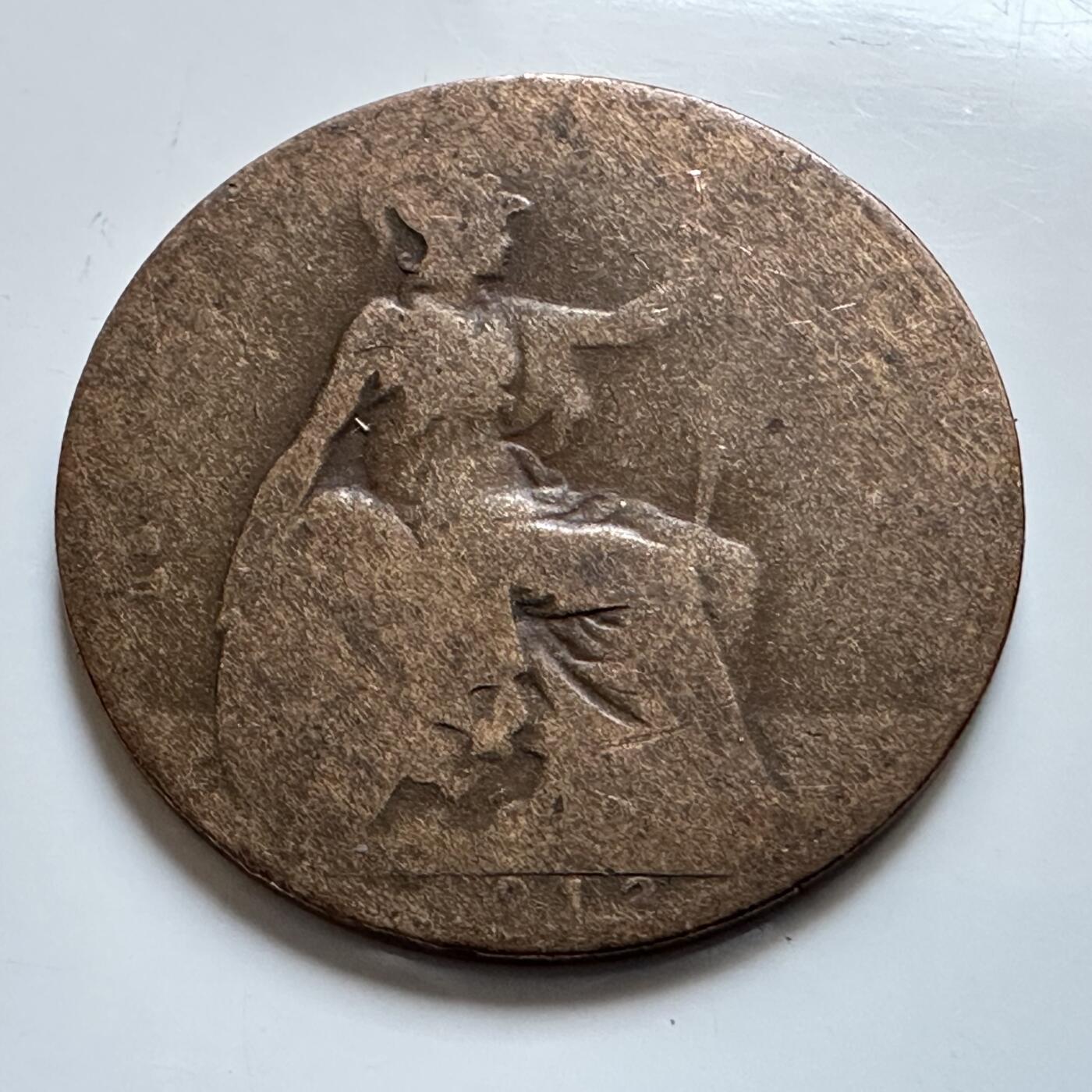 🌹外币初藏🌹🐯2025年第138场  每周二四六晚8️⃣点 接代拍 英国1913年半便士a