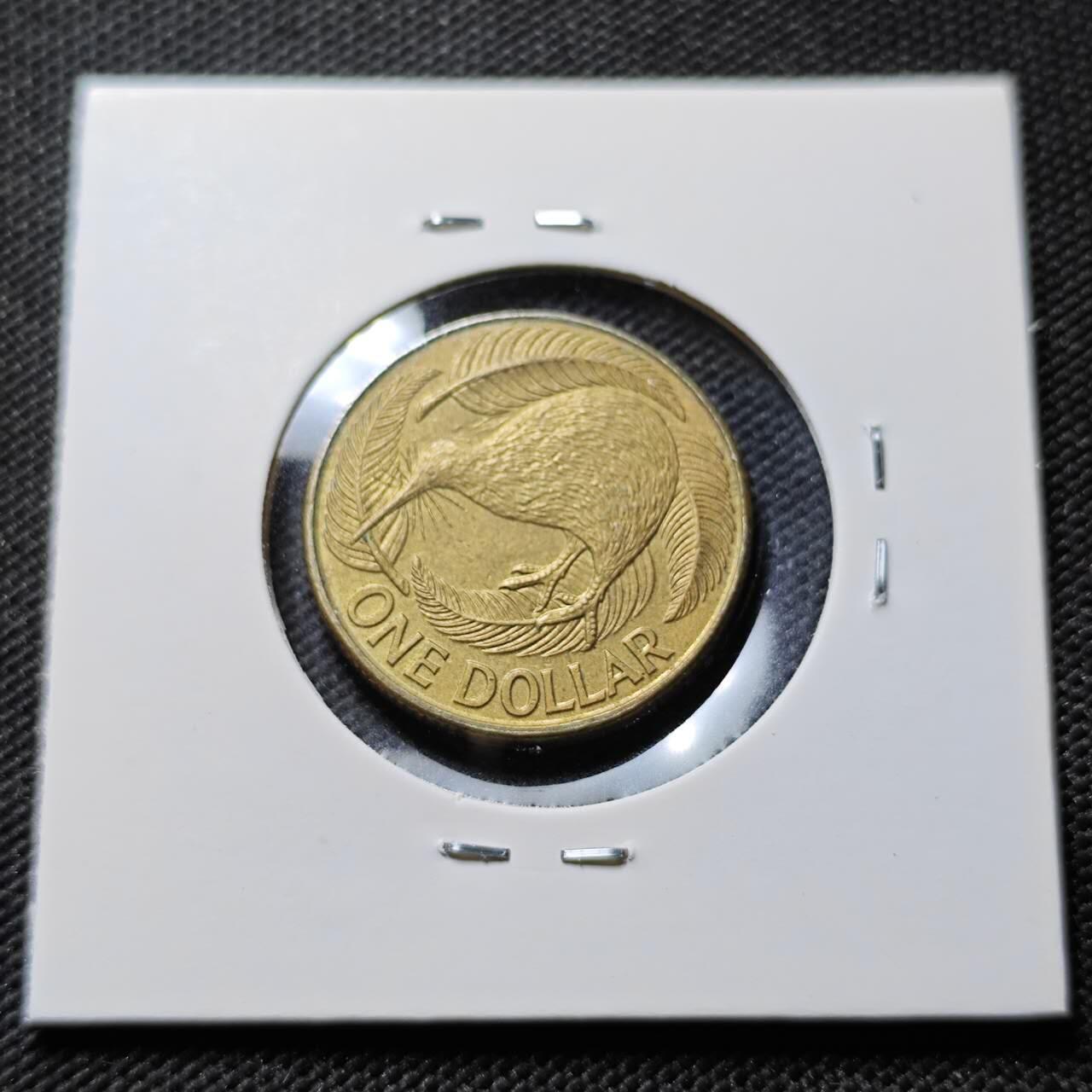 KK钱币收藏小铺 第375期  2月预留时间 周末发货  新西兰1元