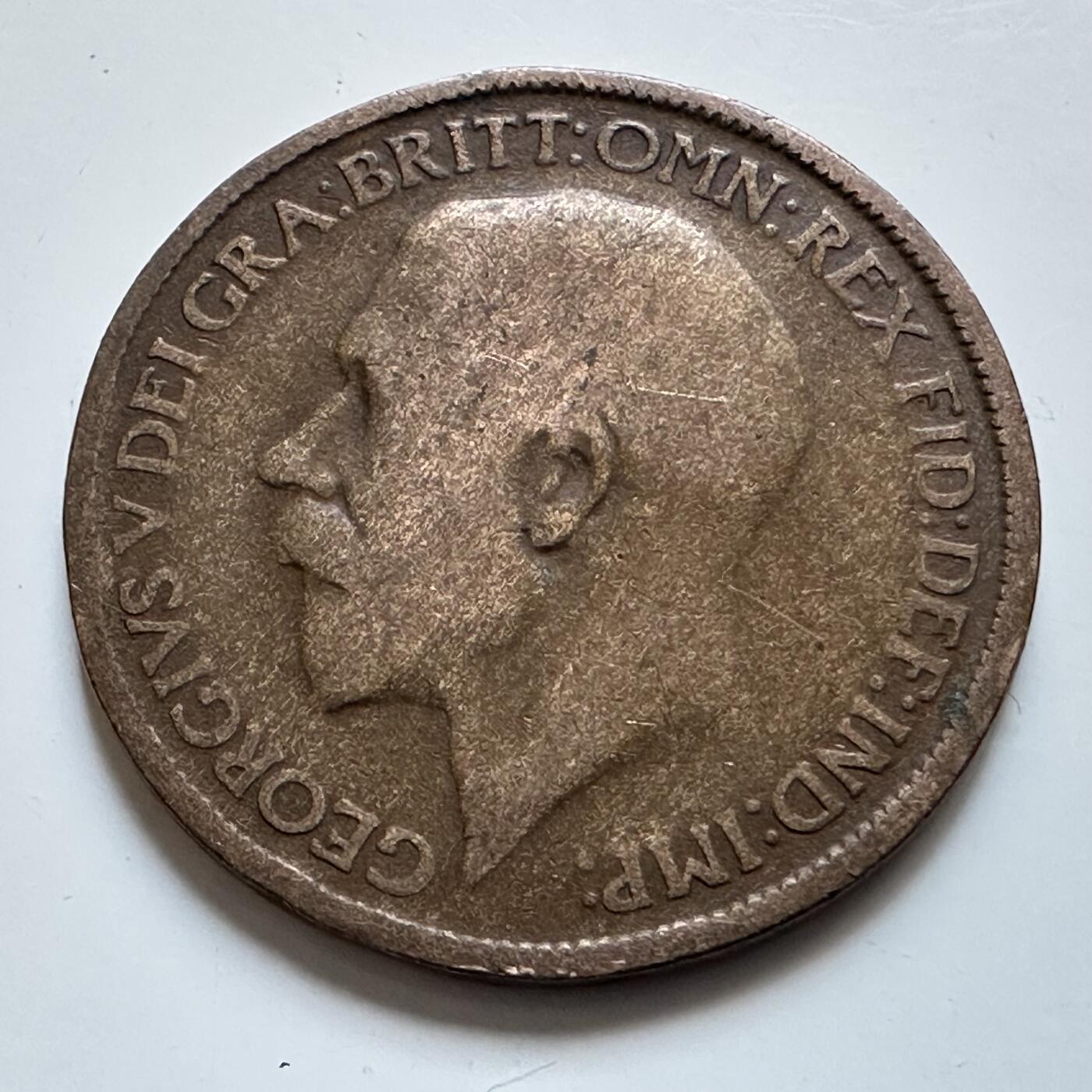 🌹外币初藏🌹🐯2025年第138场  每周二四六晚8️⃣点 接代拍 英国1913年半便士b