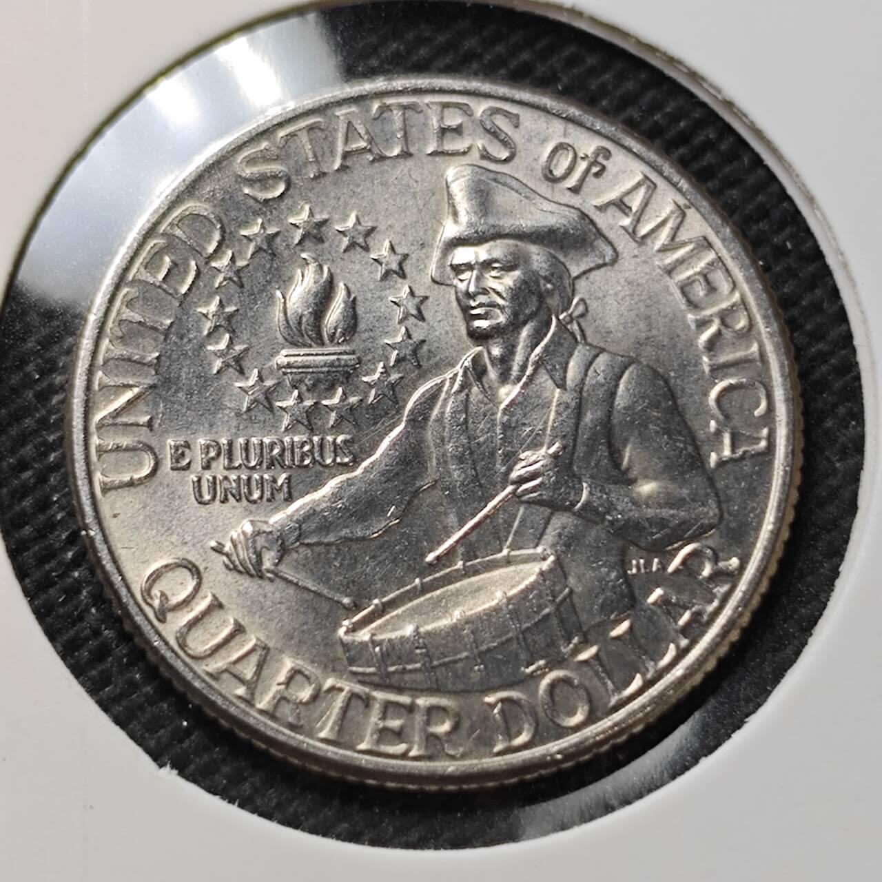 KK钱币收藏小铺 第375期  2月预留时间 周末发货  美国25分纪念币 好品