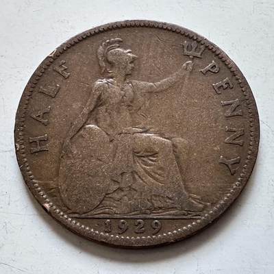 🌹外币初藏🌹🐯2025年第138场  每周二四六晚8️⃣点 接代拍 - 英国1929年半便士c