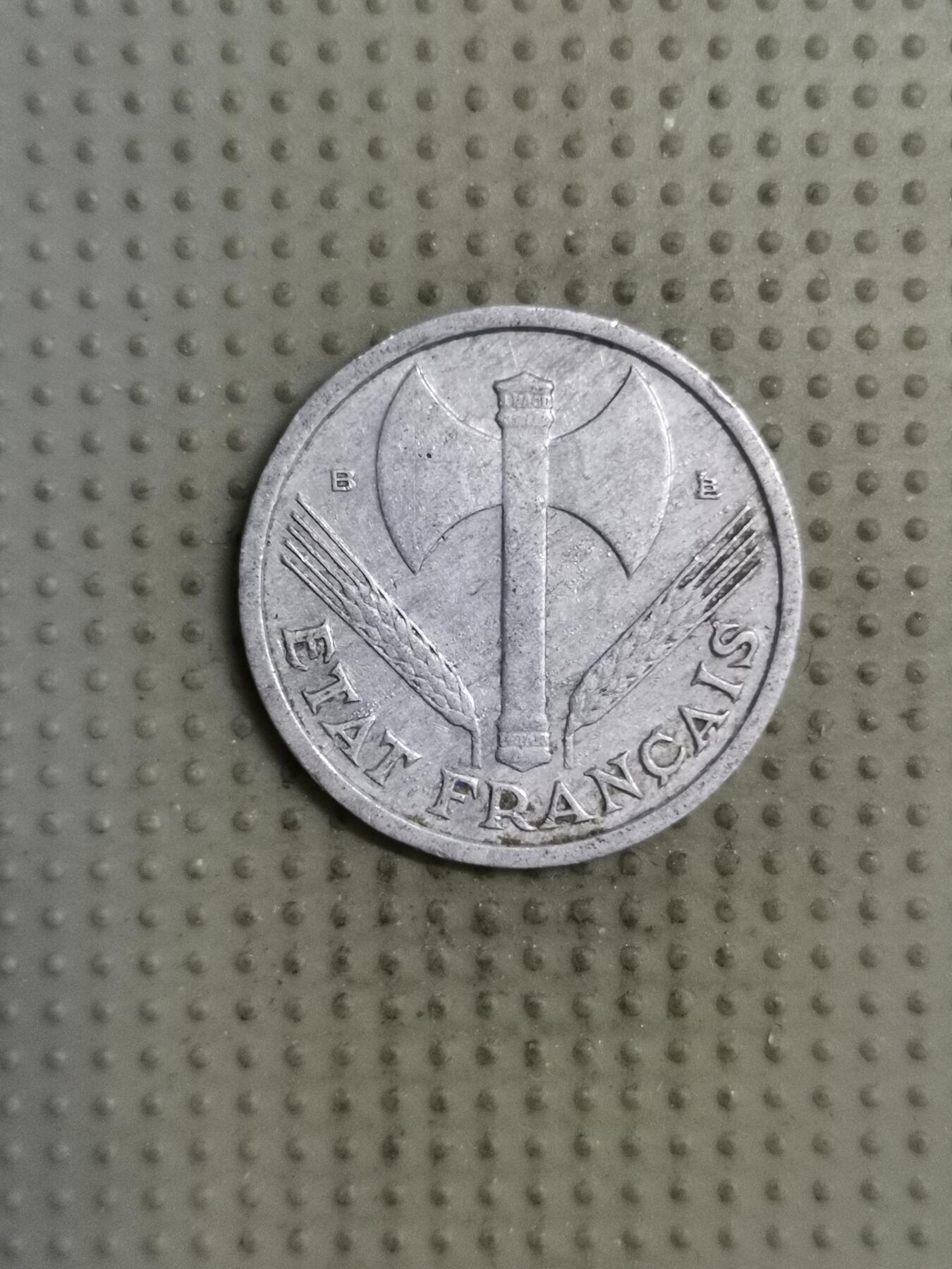 2025年第133场各国散币拍卖（总第133场） 维希法国1944年1法郎