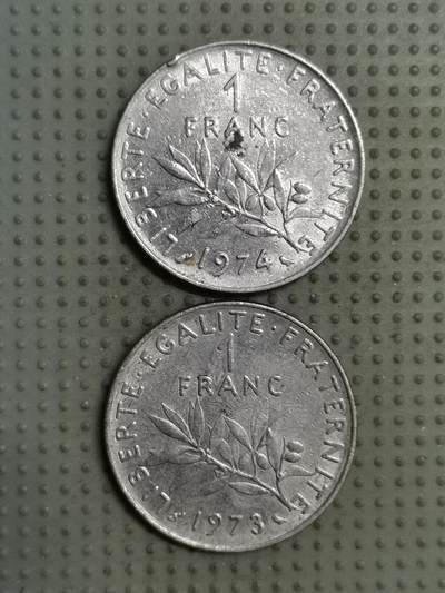 2025年第133场各国散币拍卖（总第133场） - 法国1法郎2枚