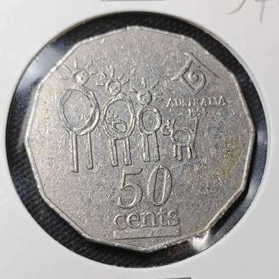 KK钱币收藏小铺 （套币 好品/批量散币 银币）专场  2月预留时间 周末发货 -   1994澳大利亚50便士纪念币