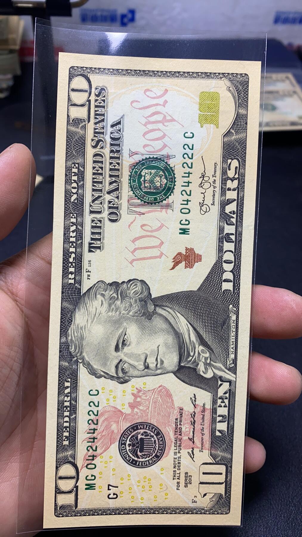 全新10美金💲尾（222）豹子号