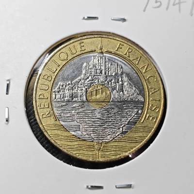 KK钱币收藏小铺 第375期  2月预留时间 周末发货 -  法国20法郎纪念币