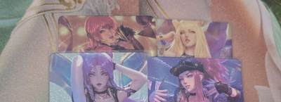 老板带我见世面，我给老板好拍场.零佣收拍第不知道多少期 - 宁缺卡牌LOL初代KDA女团粗闪四张