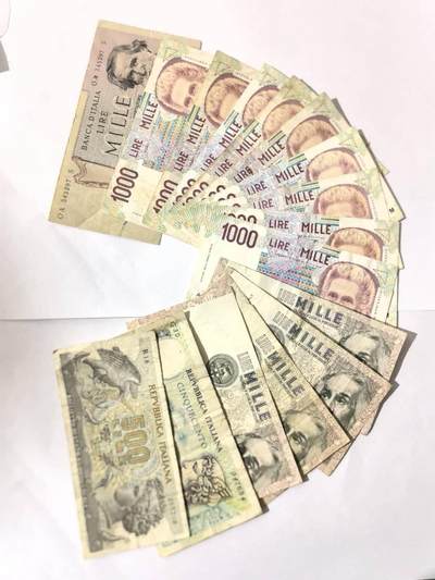 各国外币第101期 - 意大利不同品种 16张