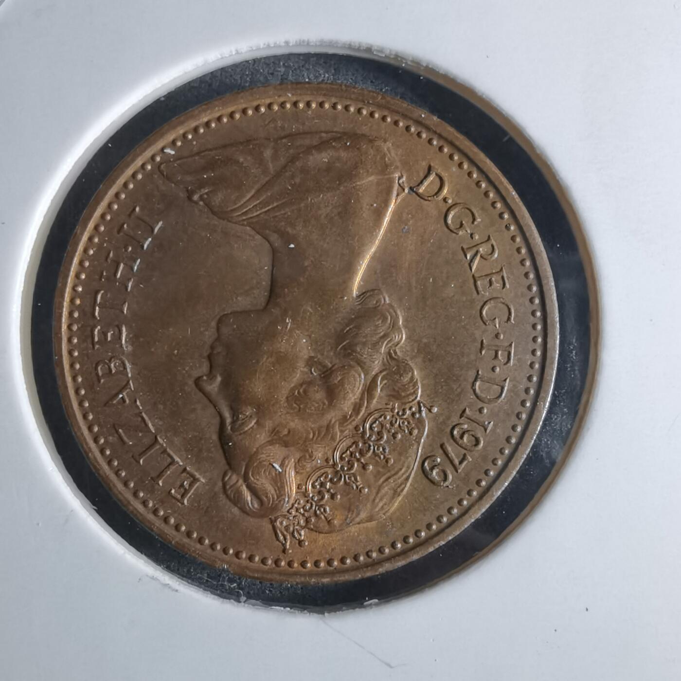 沼泽如烟--第924场 英国1979年1便士