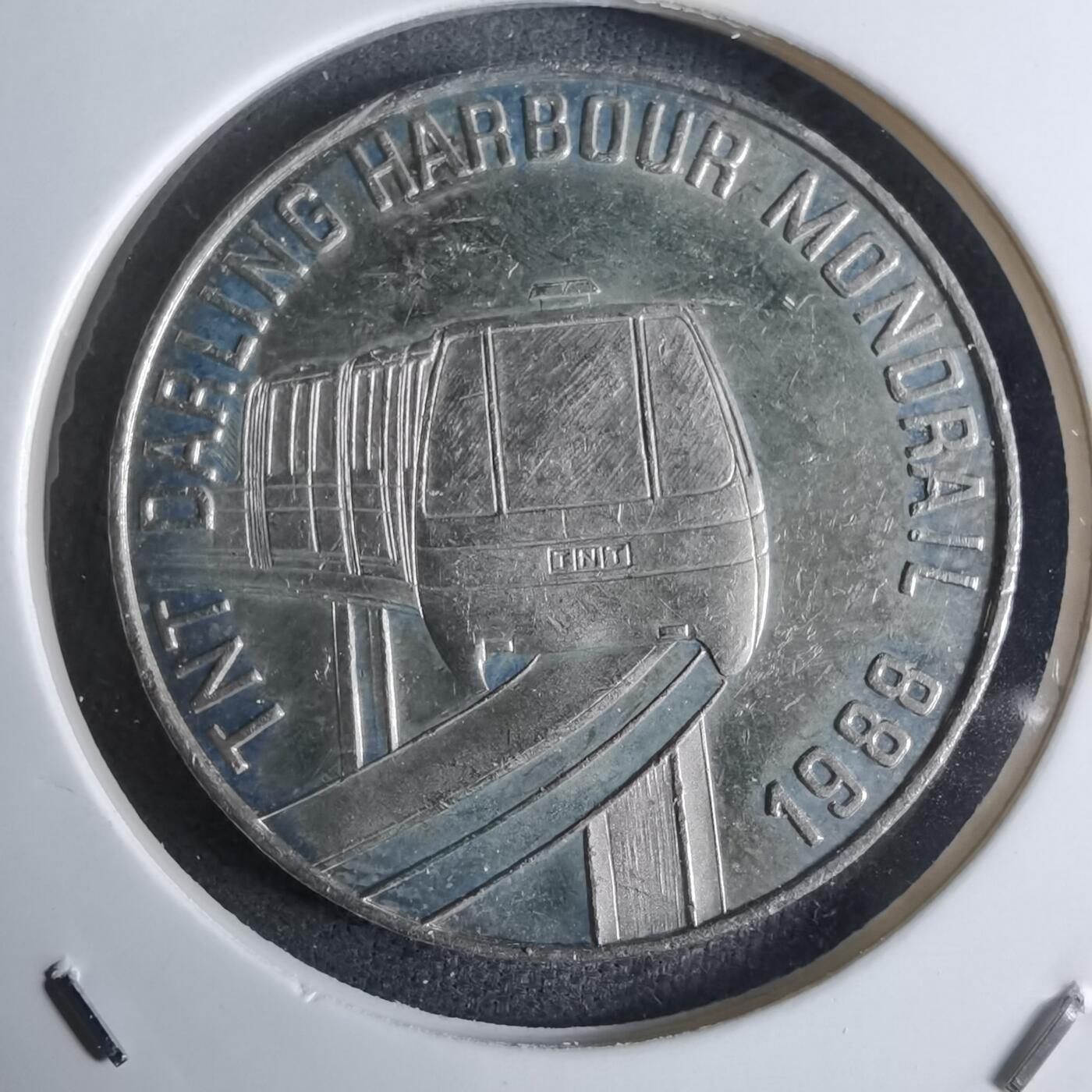 沼泽如烟--第924场 1988澳大利亚单轨铁路代用币TOKEN