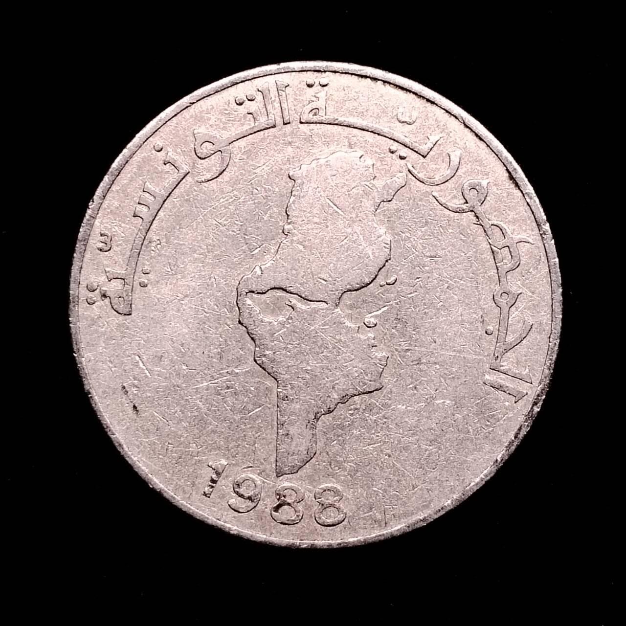 新到突尼斯1第纳尔3个版7000个，标价为单价