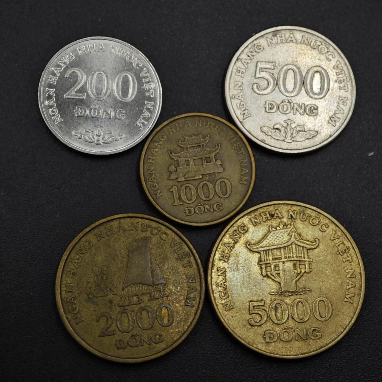 【淘币小摊】实时拍第八百二十一拍   散币场   满百包邮可预留二周 每周一统一发货   越南5枚