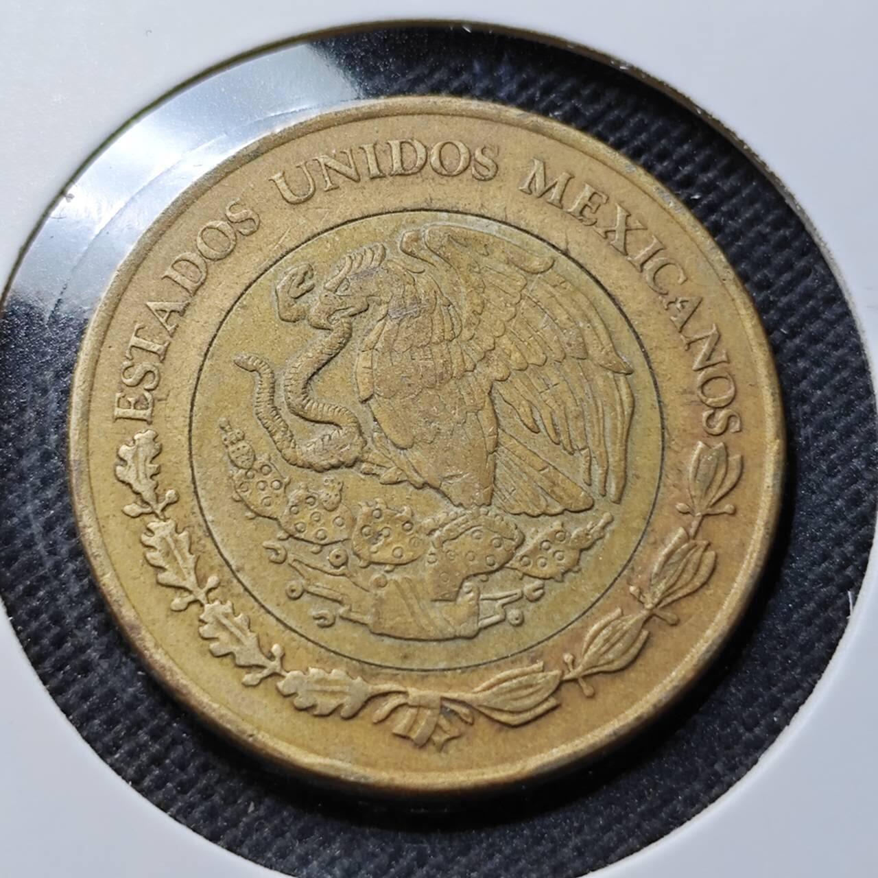 KK钱币收藏小铺 第375期  2月预留时间 周末发货  2009墨西哥10比索双色币