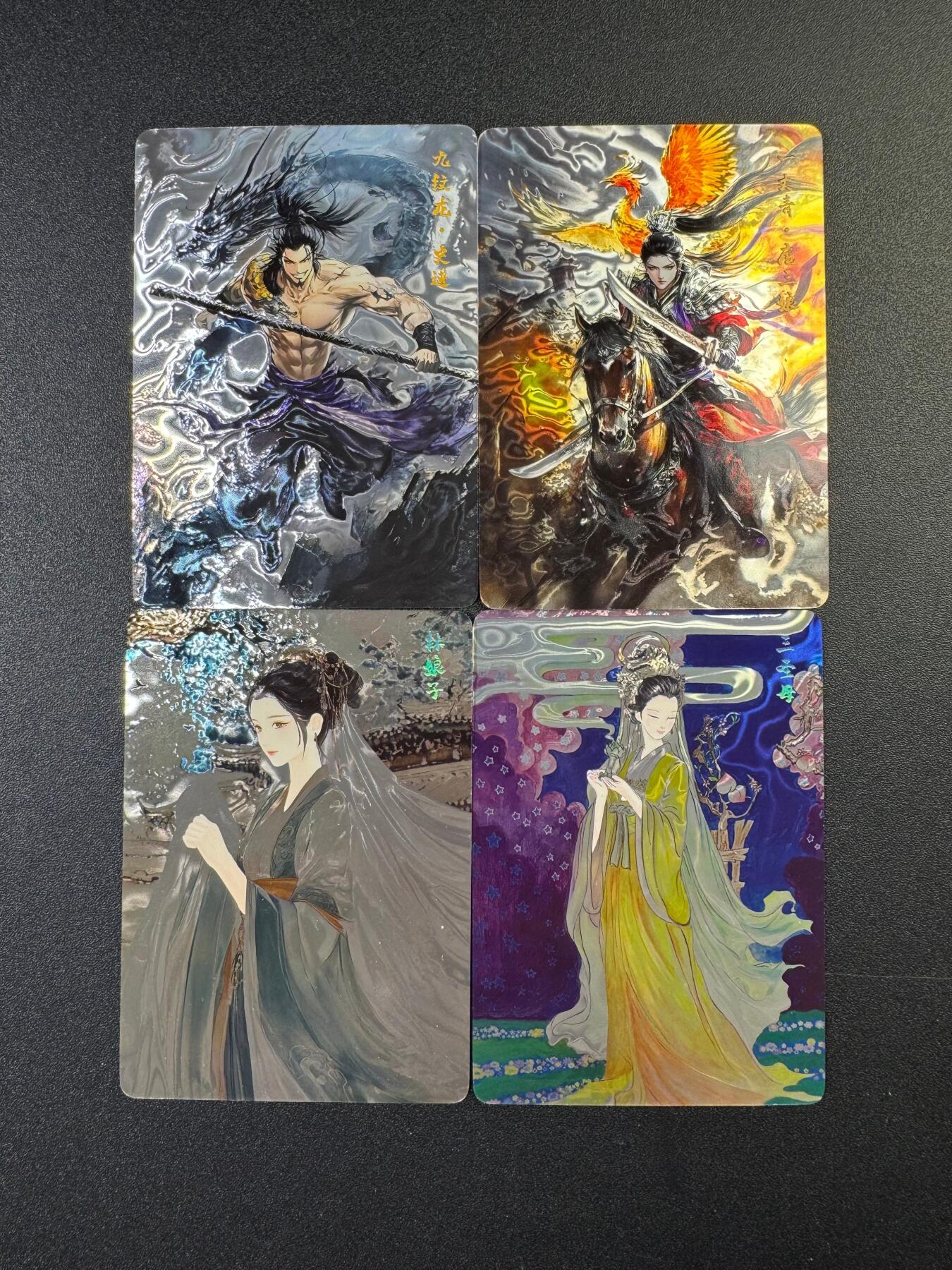 NO.17 好又多金牌大场，新店点关注不迷路！每周一站式配齐，方便凑单！（周6晚8点截拍，卖家送拍0抽成！） 喵卡卡 百相豪侠录 异画史进、异画扈三娘、林娘子、三圣母光刻卡各1张