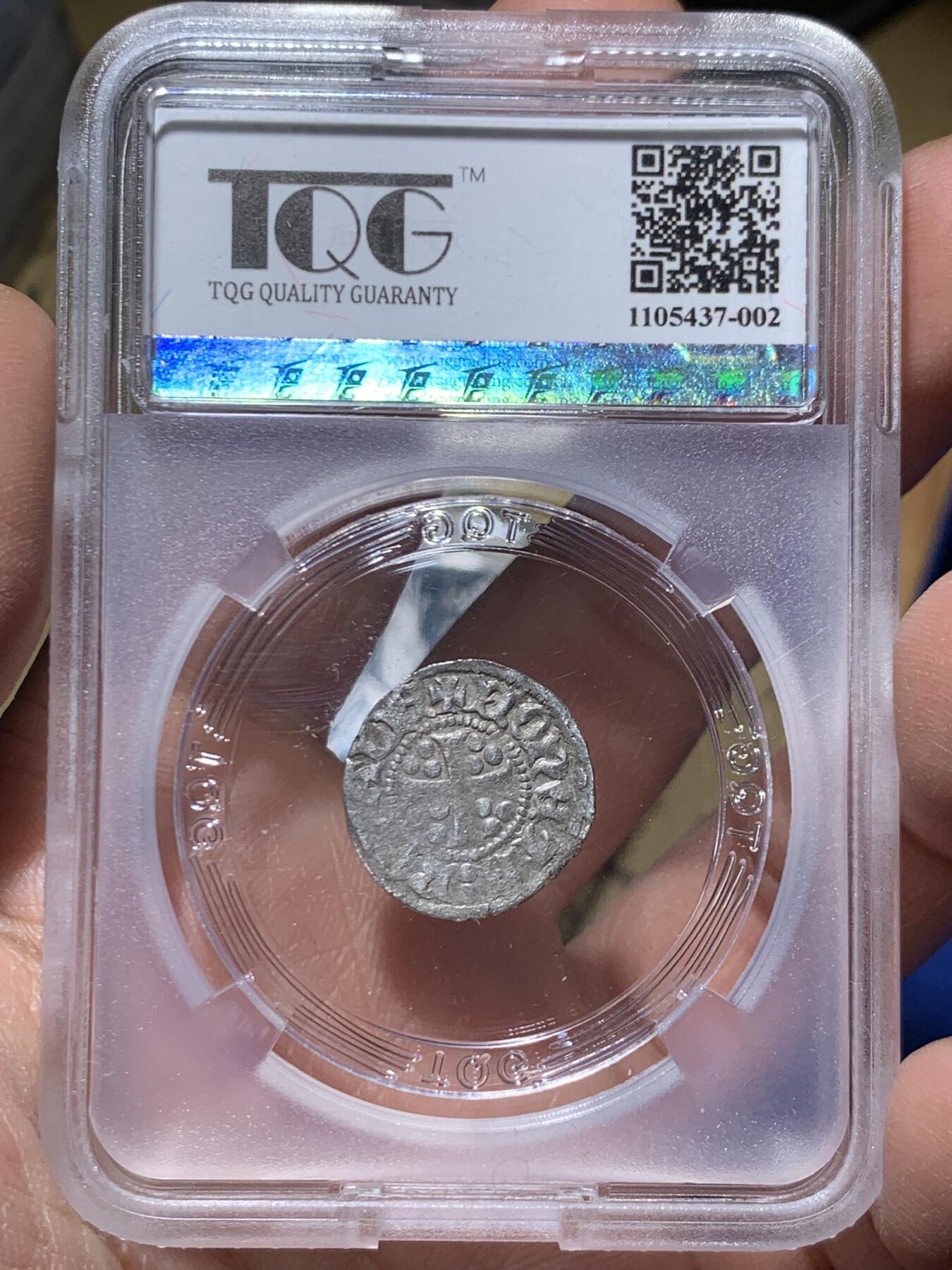 《竞宝斋》第445场 周日，周一，2场连拍 （全场包邮） TQG XF 利沃尼亚骑士团（宝剑骑士团） 1413-1424 银币 骑士团银币 打制不错 细节较好 少见品种