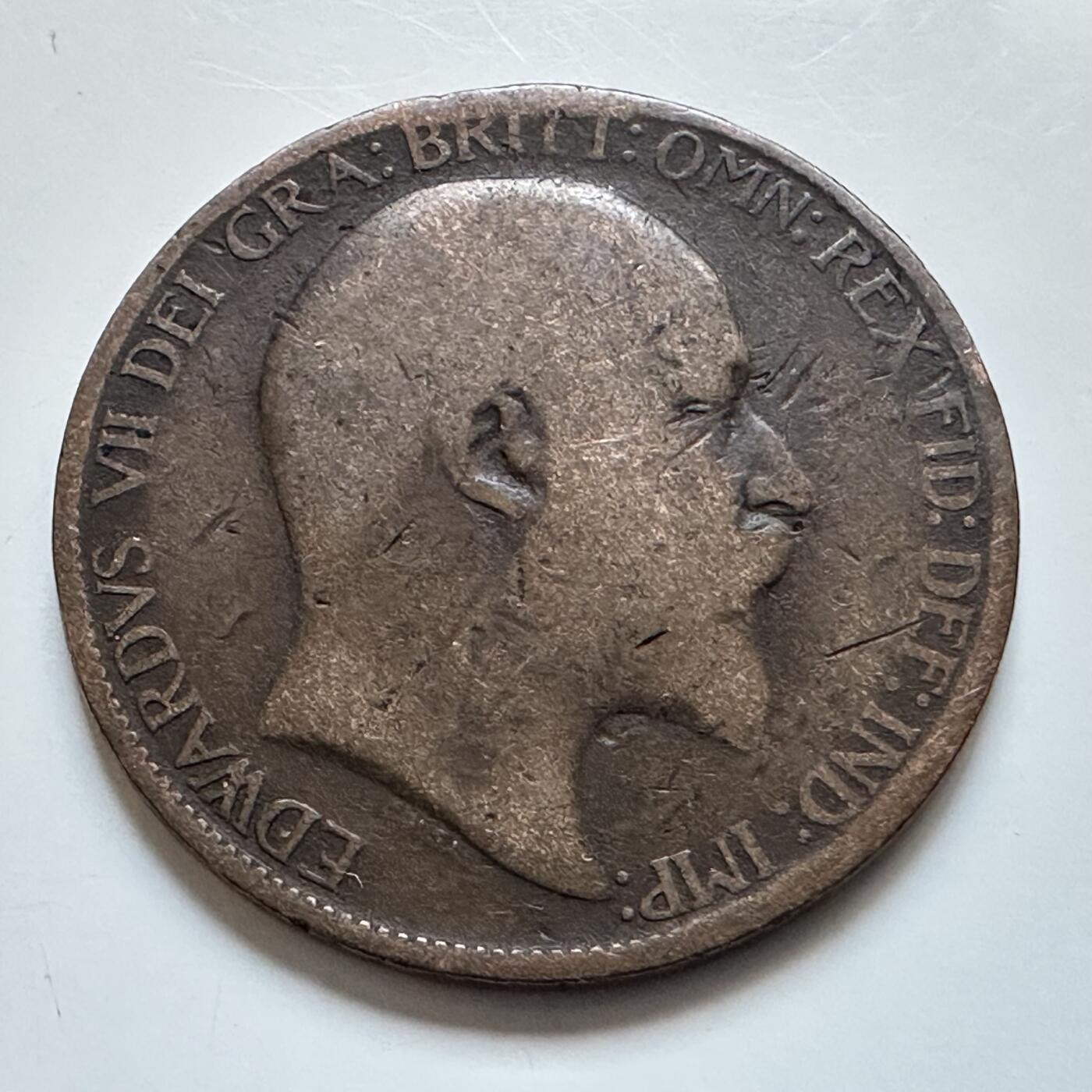 🌹外币初藏🌹🐯2025年第138场  每周二四六晚8️⃣点 接代拍 英国1905年半便士