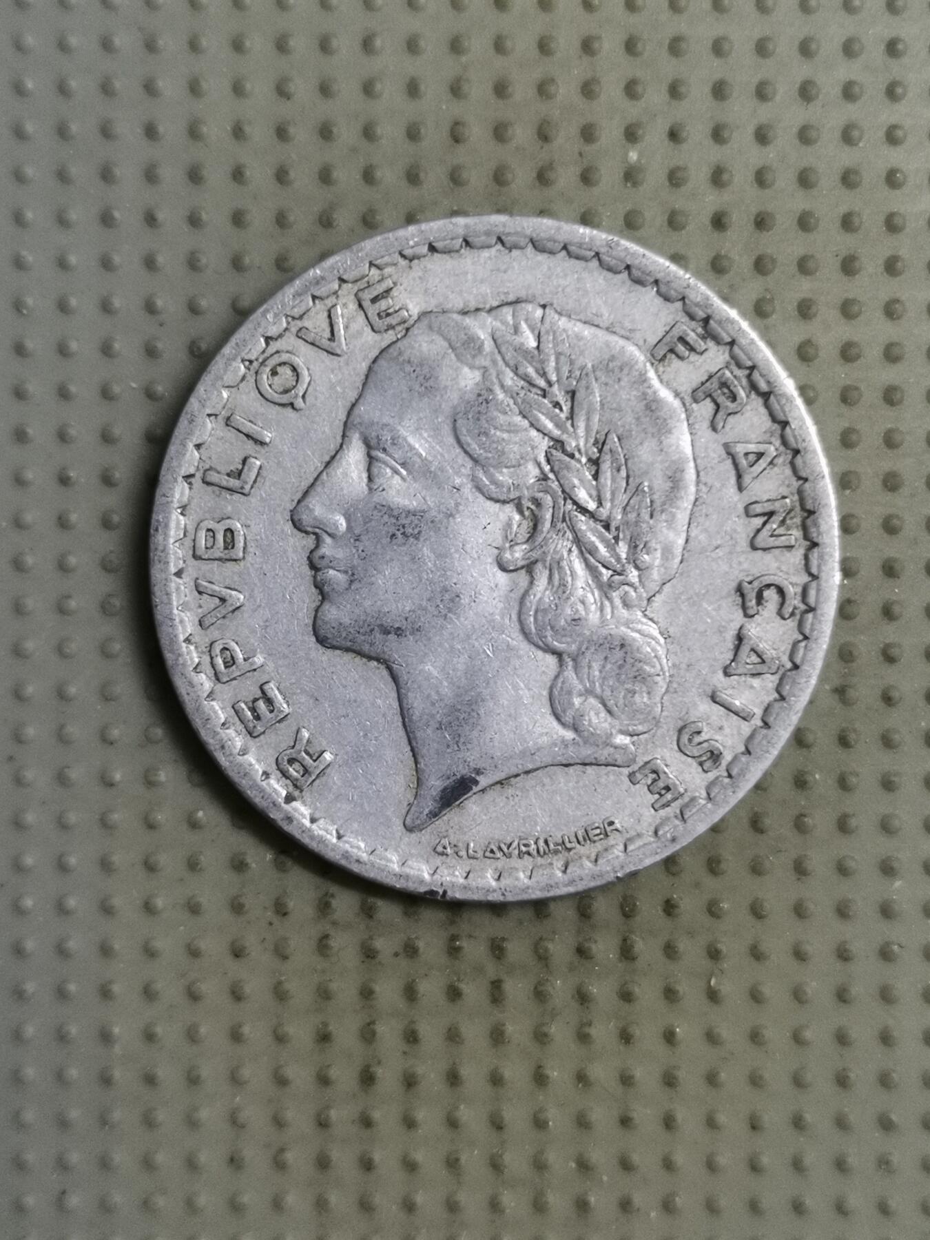 2025年第133场各国散币拍卖（总第133场） 法国1947年5法郎