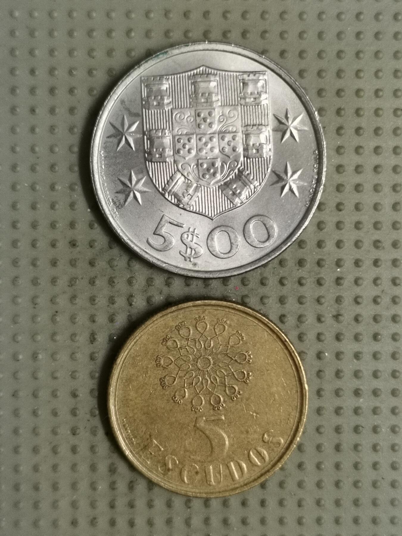 2025年第133场各国散币拍卖（总第133场） 葡萄牙5埃斯库多2枚