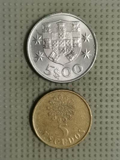 2025年第133场各国散币拍卖（总第133场） - 葡萄牙5埃斯库多2枚