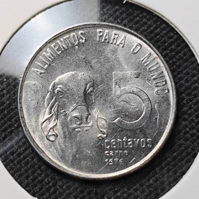 KK钱币收藏小铺 第375期  2月预留时间 周末发货 -  巴西5分纪念币 农粮纪念币好品