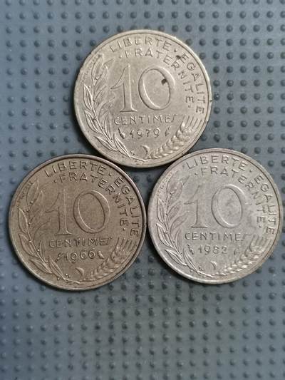 2025年第133场各国散币拍卖（总第133场） - 法国10生丁3枚