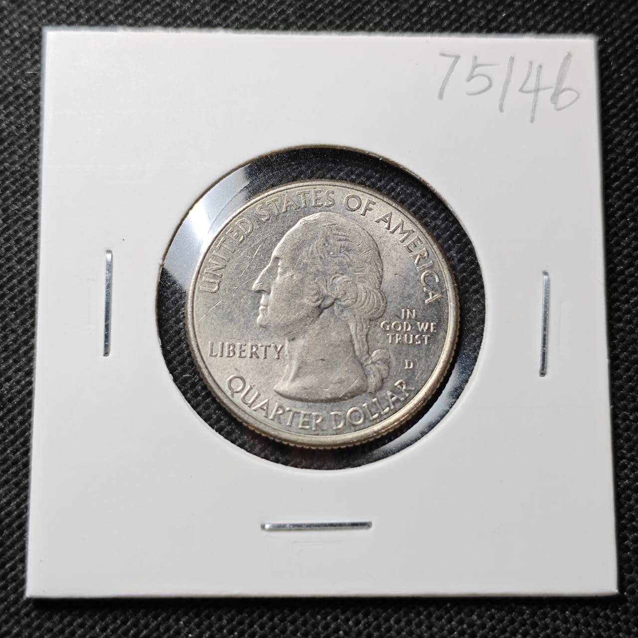 KK钱币收藏小铺 第375期  2月预留时间 周末发货  美国25分纪念币