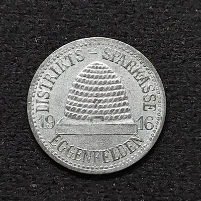【全场包邮】纯粹捡漏拍484场（免费代拍第21场） - 德国紧急状态埃根费尔登1916年10芬妮锌币