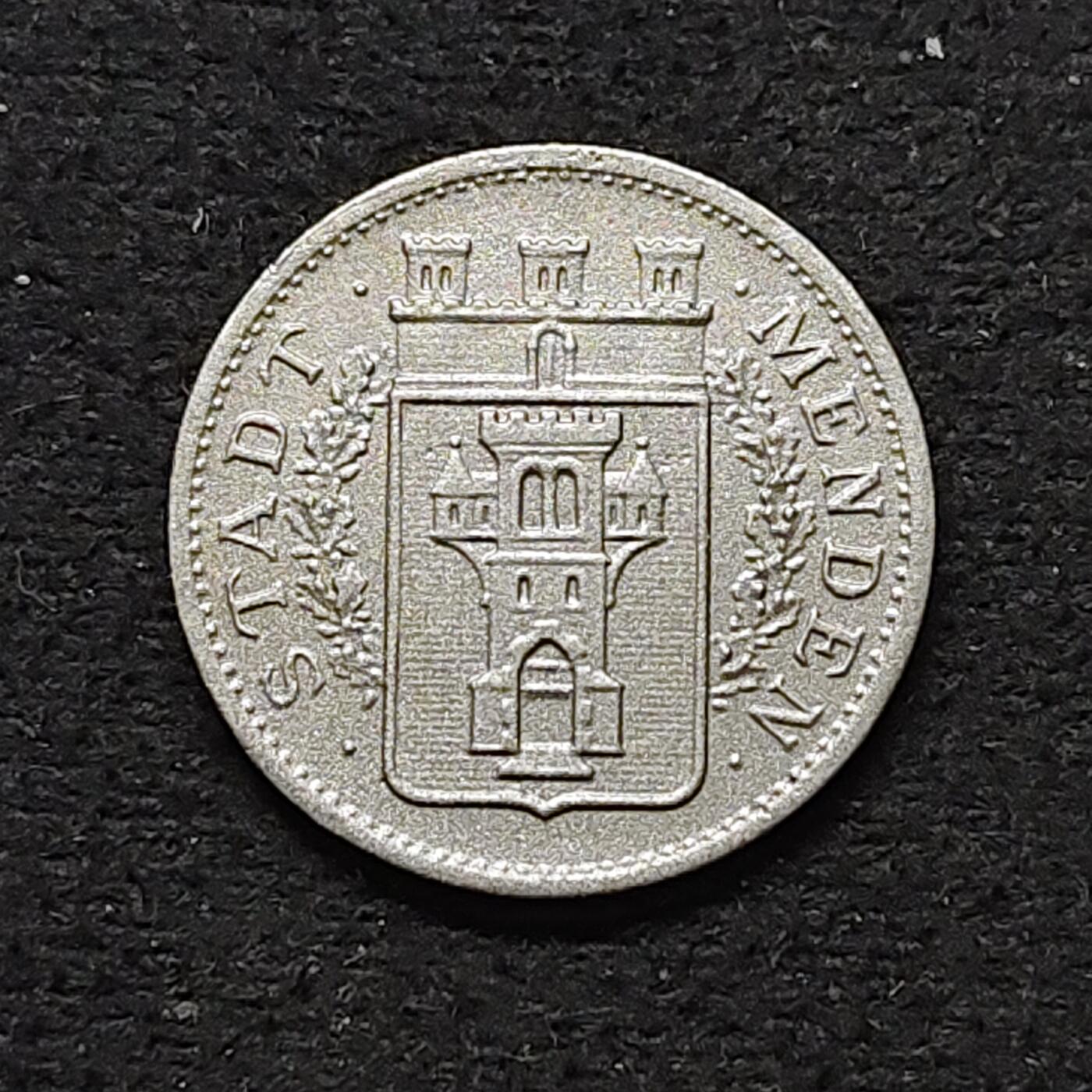 【全场包邮】纯粹捡漏拍484场（免费代拍第21场） 德国紧急状态门登1919年10芬妮铁币