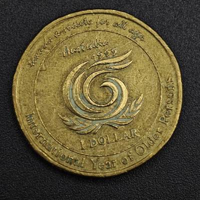 【淘币小摊】实时拍第八百二十一拍   散币场   满百包邮可预留二周 每周一统一发货   - 澳大利亚1999年一元铜币