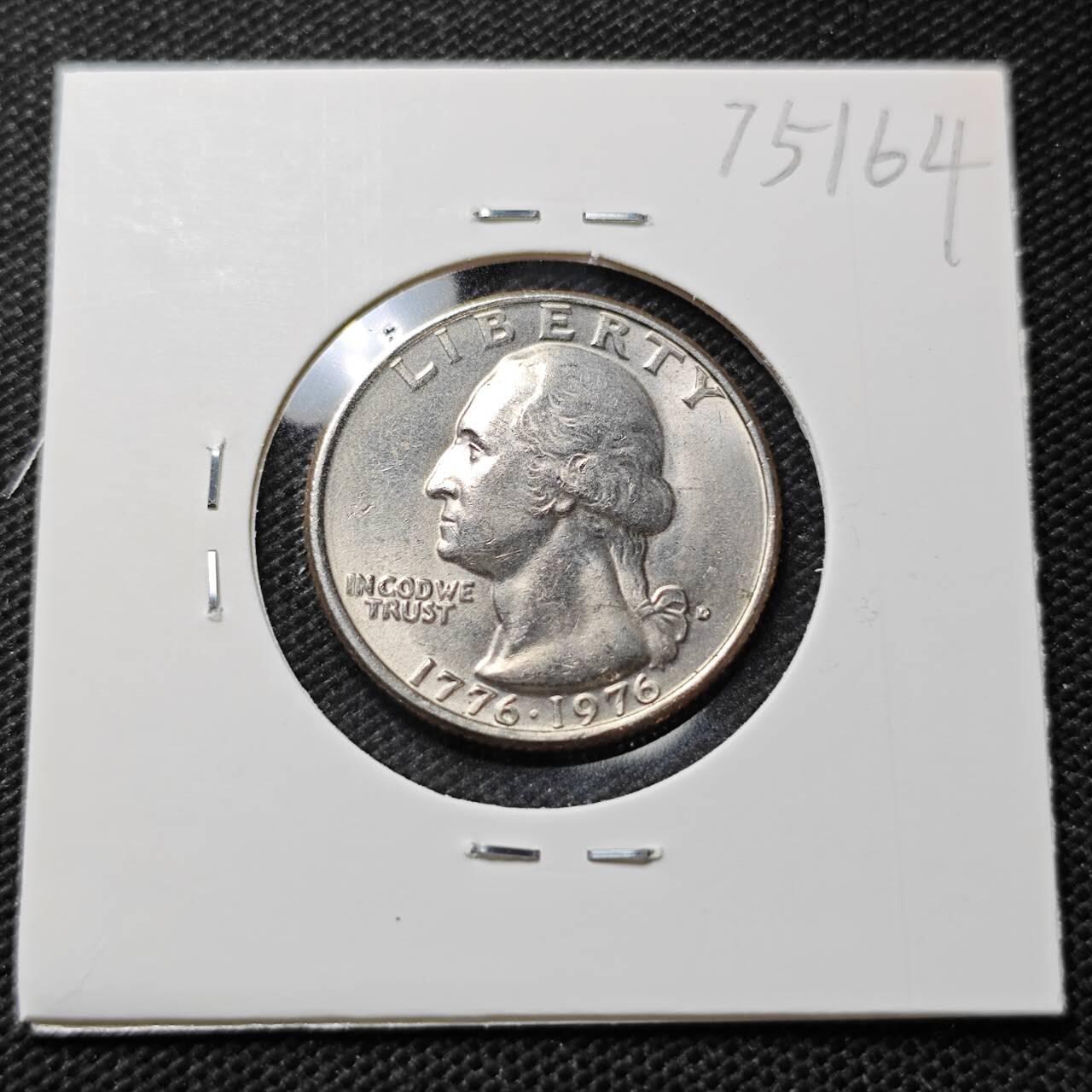 KK钱币收藏小铺 第375期  2月预留时间 周末发货  美国25分纪念币 好品