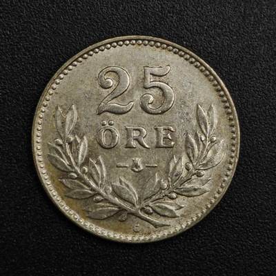 【淘币小摊】实时拍第八百二十一拍   散币场   满百包邮可预留二周 每周一统一发货   - 瑞典1940年25欧尔银币