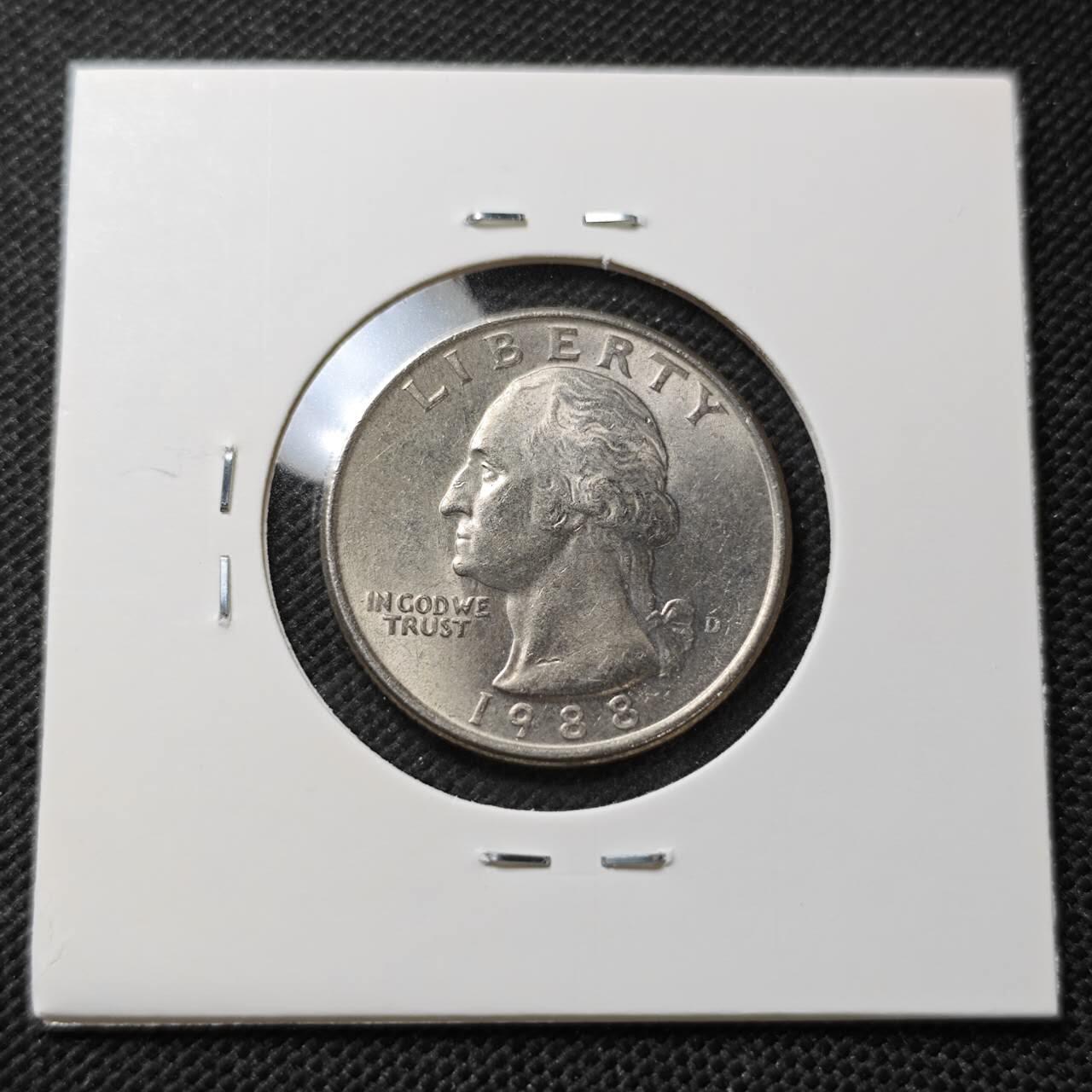 KK钱币收藏小铺 第375期  2月预留时间 周末发货  美国25分