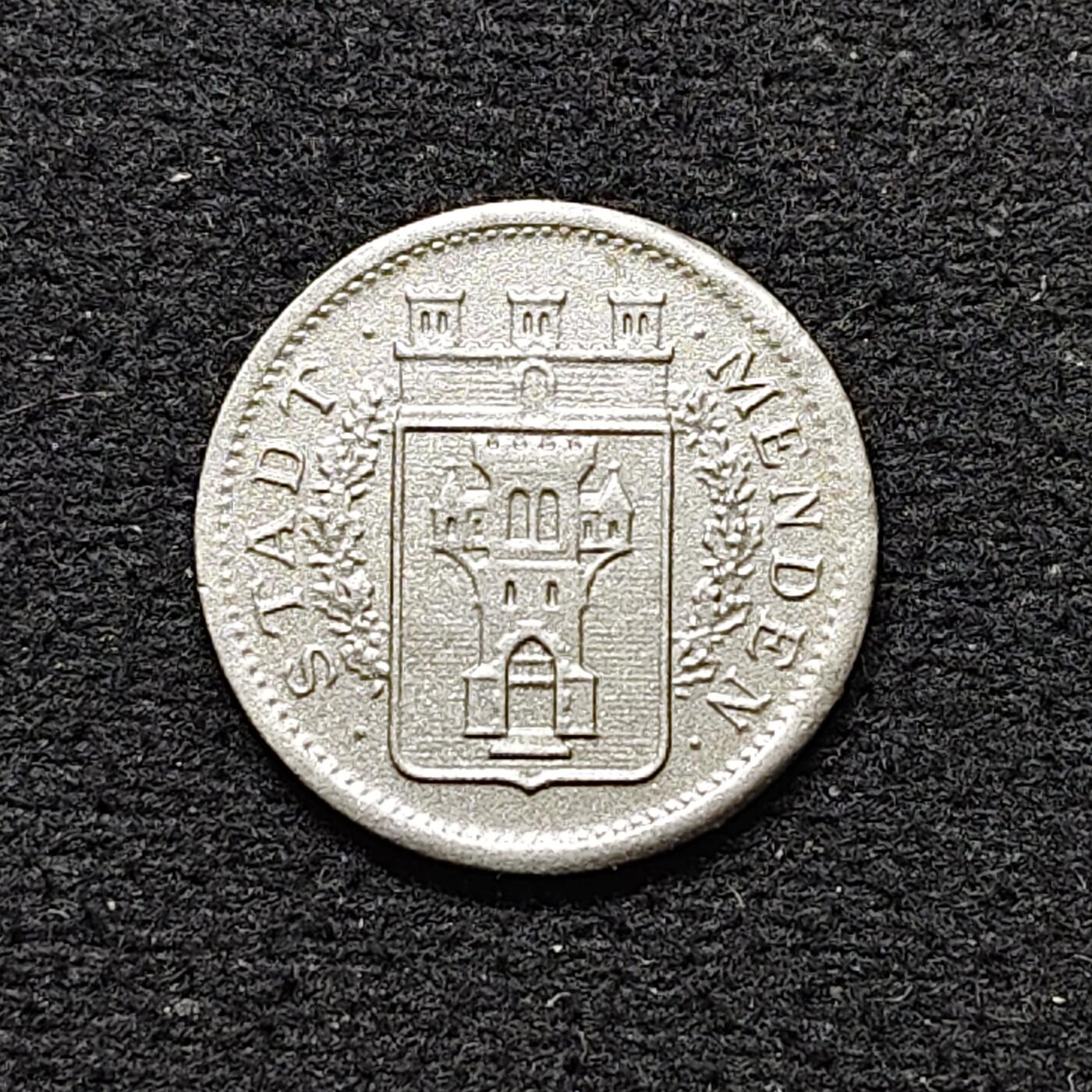 【全场包邮】纯粹捡漏拍484场（免费代拍第21场） 德国紧急状态门登1919年5芬妮铁币