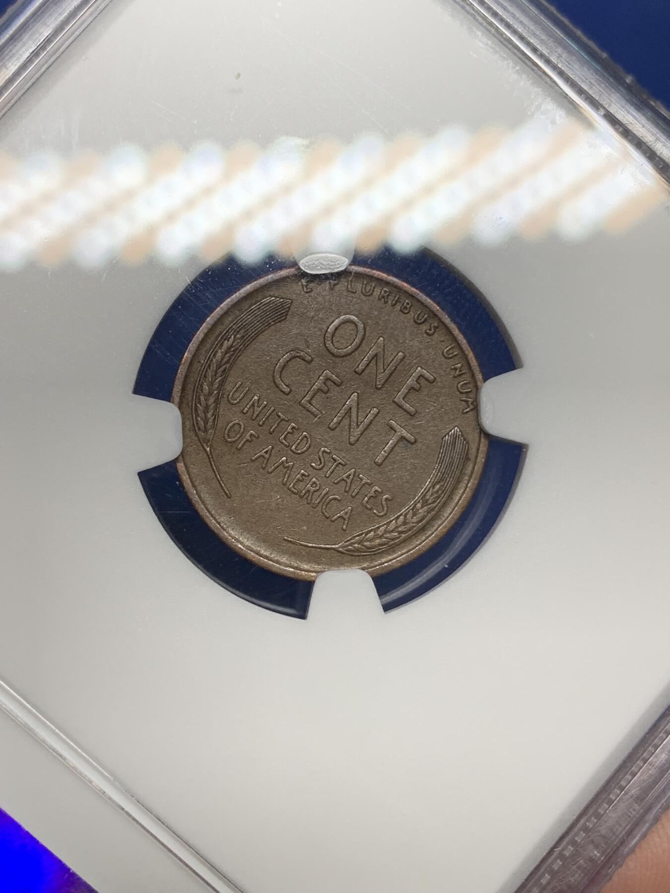 《竞宝斋》第445场 周日，周一，2场连拍 （全场包邮） NGC AU55BN 美国1909年林肯1美分，林肯一美分首年分，也是纪念林肯总统诞辰100周年发行，稀有年份