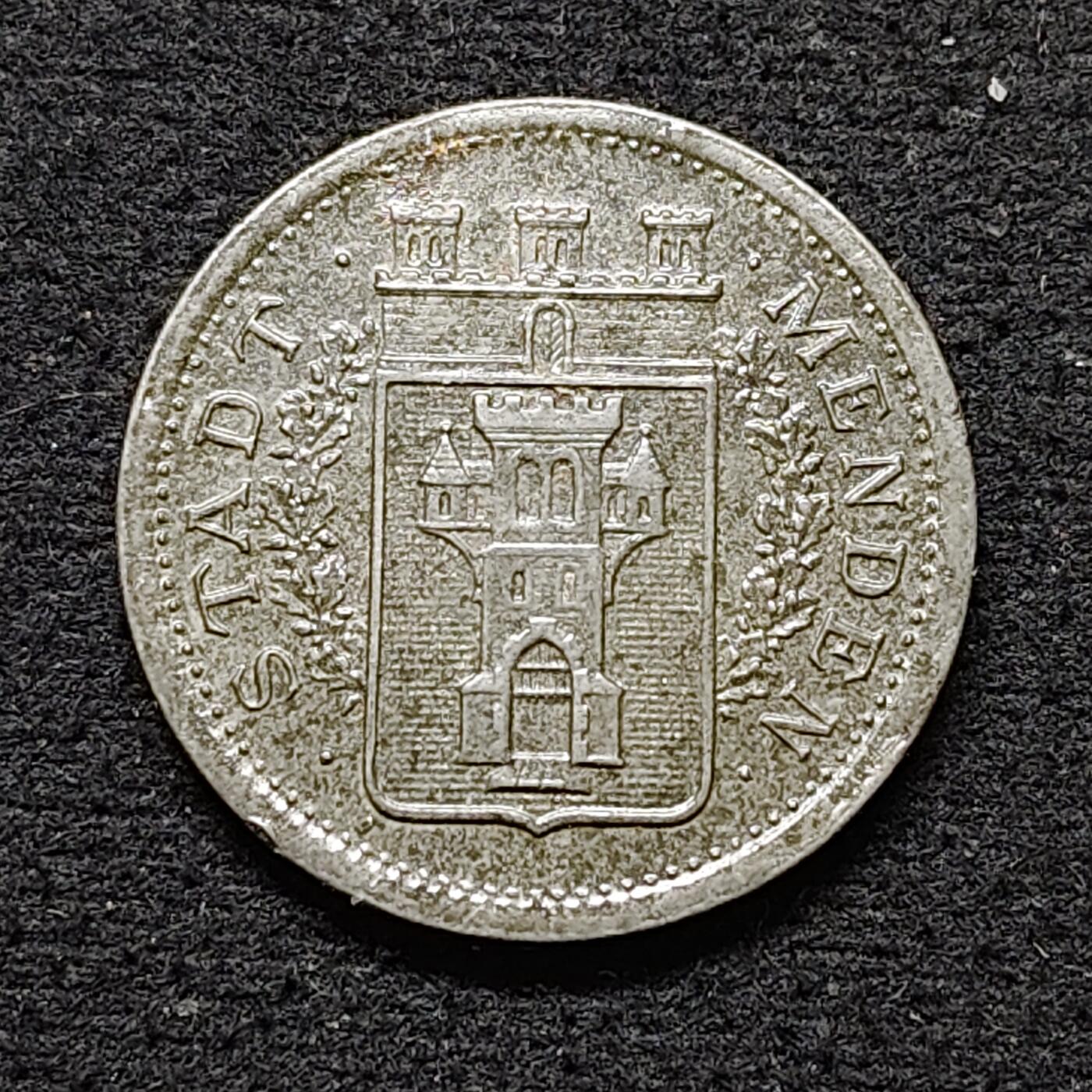 【全场包邮】纯粹捡漏拍484场（免费代拍第21场） 德国紧急状态门登1917年50芬妮铁币