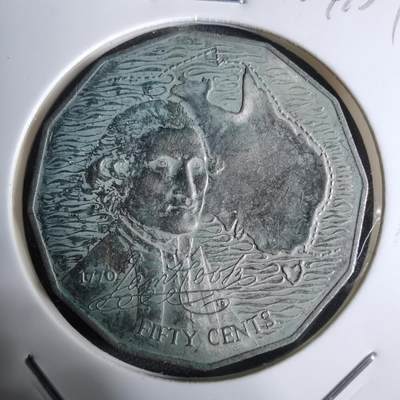 沼泽如烟--第924场 - 澳大利亚1970年50分纪念币