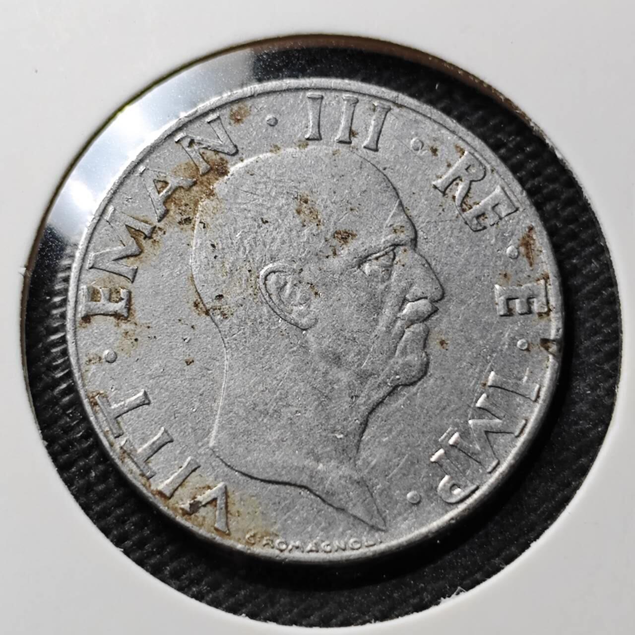 KK钱币收藏小铺 第375期  2月预留时间 周末发货  1940意大利50分