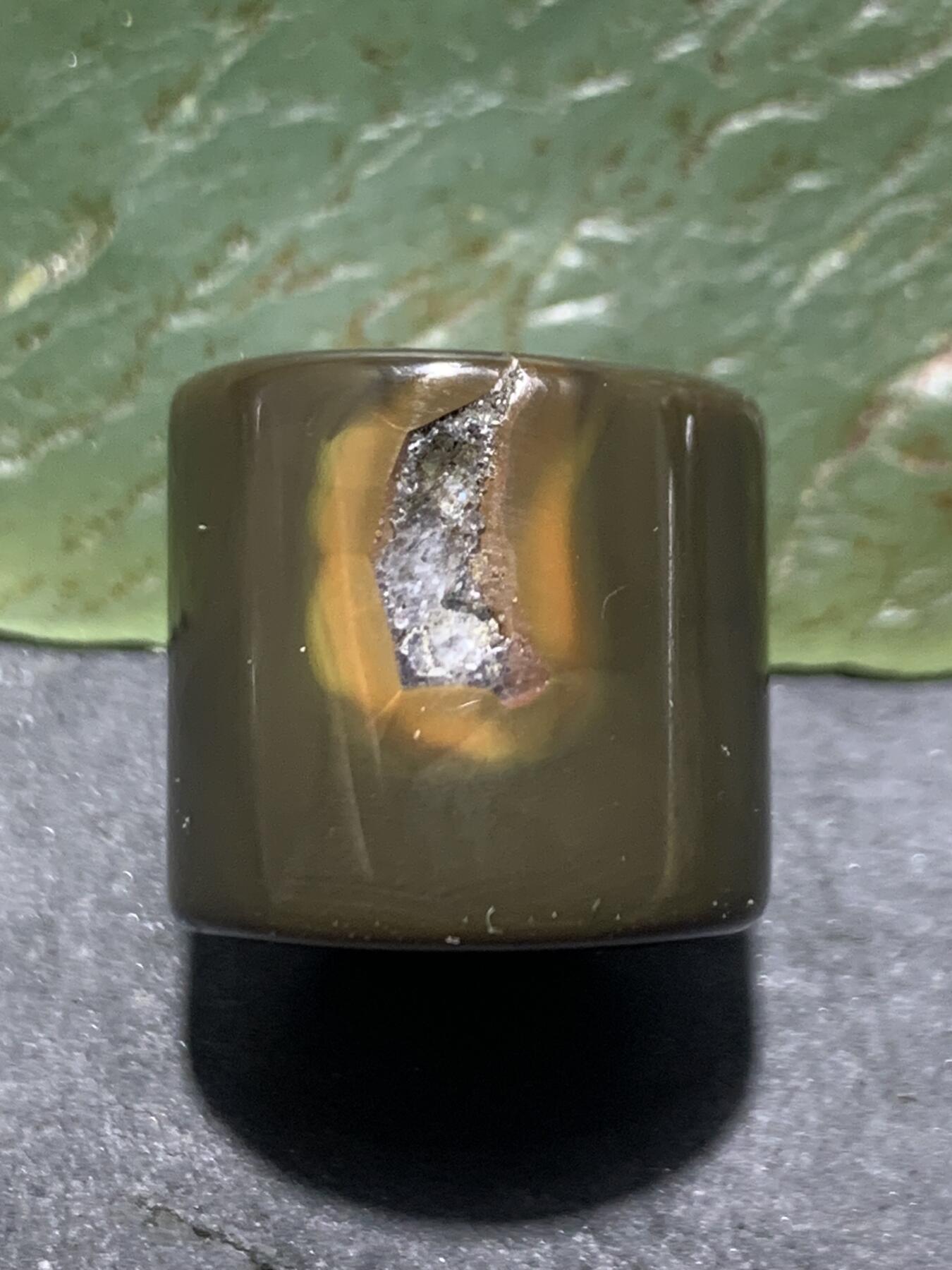 放福利！原皮战国红玛瑙通货墩子一个