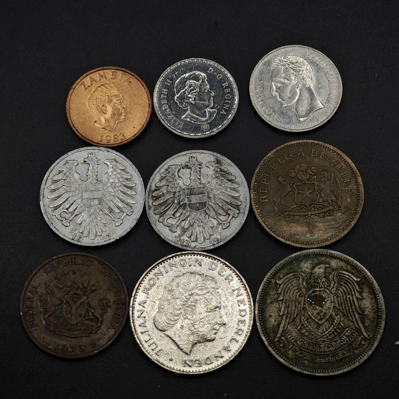 【淘币小摊】实时拍第八百二十一拍   散币场   满百包邮可预留二周 每周一统一发货   散币9枚