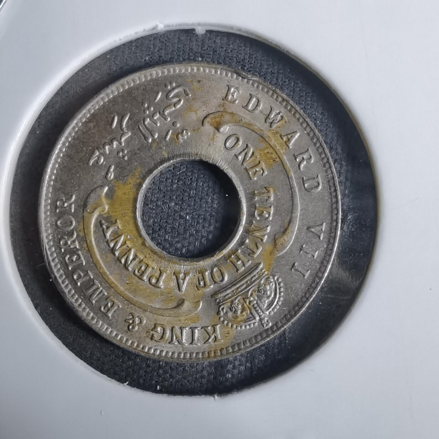 沼泽如烟--第924场 西非1908年十分之一便士