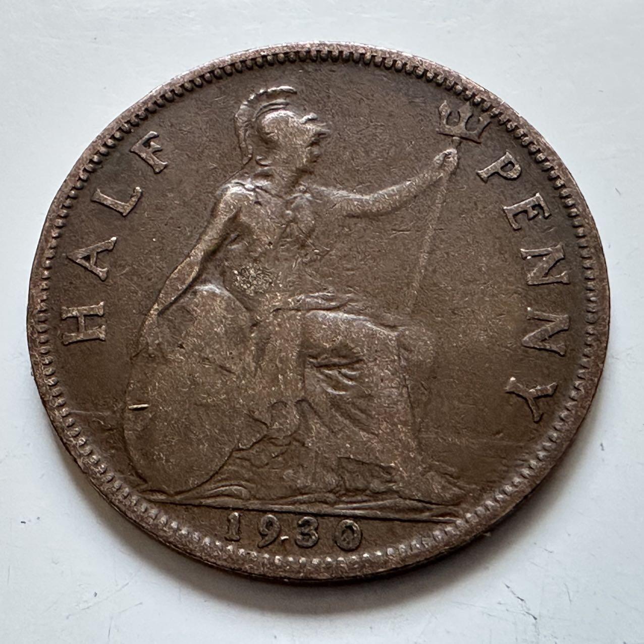 🌹外币初藏🌹🐯2025年第138场  每周二四六晚8️⃣点 接代拍 英国1930年半便士