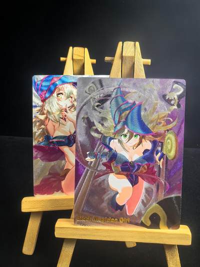 无佣金 不寄存 不收拍 链接少 我只是一个小小的卡牌收藏玩家   需要多宫大佬请私聊 部分卡牌设有底价（不想玩的那么累，即使有底价也会比市场价便宜的多，懂的自然懂） 拒绝小号抬价 大家放心拍 所有拍品部分套有卡膜 部分卡牌多宫 自制卡牌 不包厂瑕 放大镜 品控 勿拍 流拍商品会循环 感谢大家支持 留个关注 不定时上新 谢谢 - 奇点卡牌 黑魔女 粗闪2张