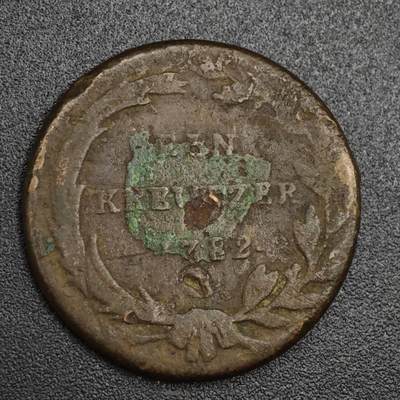 【淘币小摊】实时拍第八百二十一拍   散币场   满百包邮可预留二周 每周一统一发货   - 奥地利1782年1克鲁泽铜币