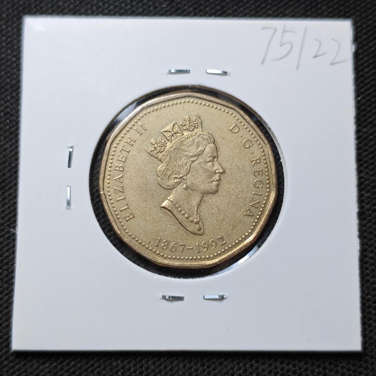 KK钱币收藏小铺 第375期  2月预留时间 周末发货  加拿大1元纪念币