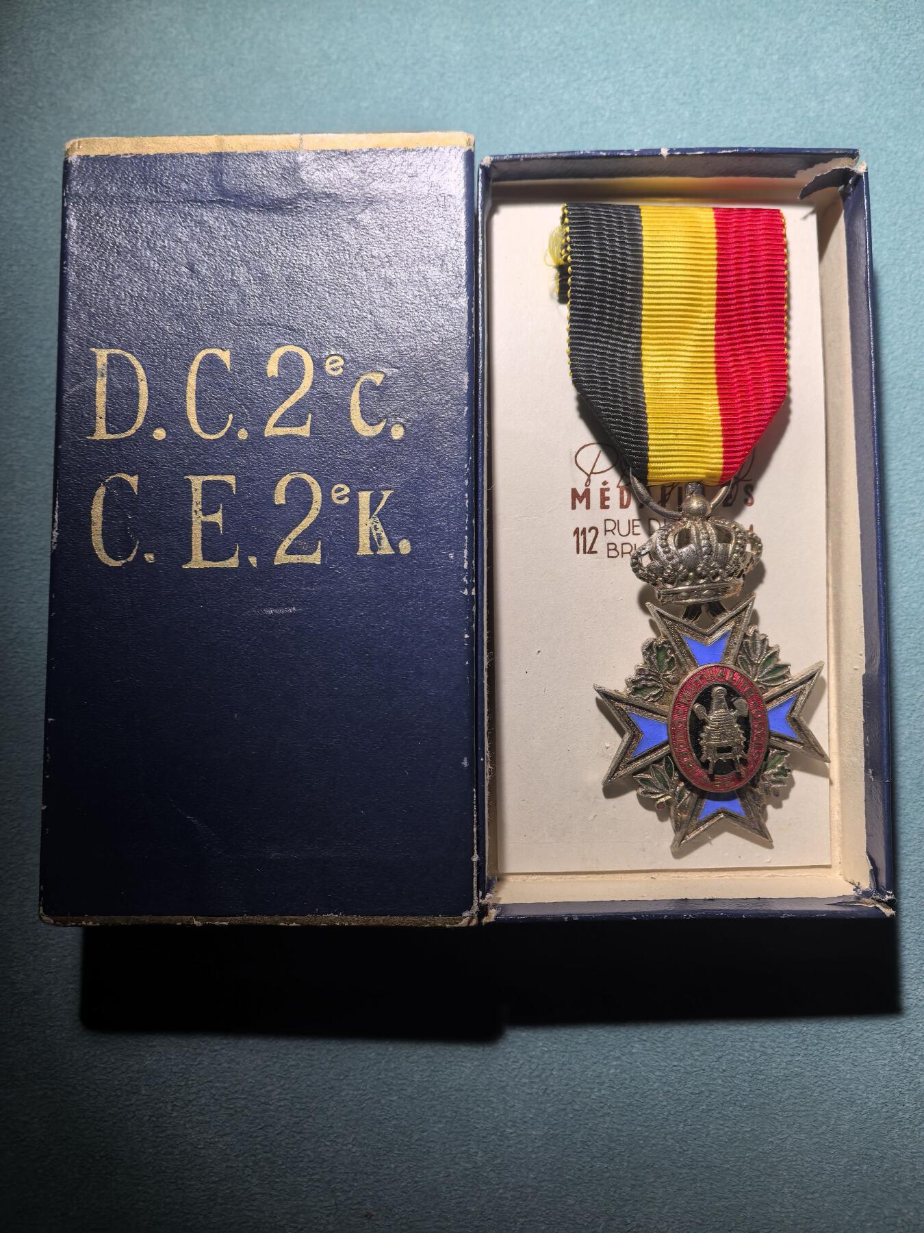 盛世勋华——号角文化勋章邮票专场拍卖第292期 比利时特级劳动功勋奖章  银制 带原盒