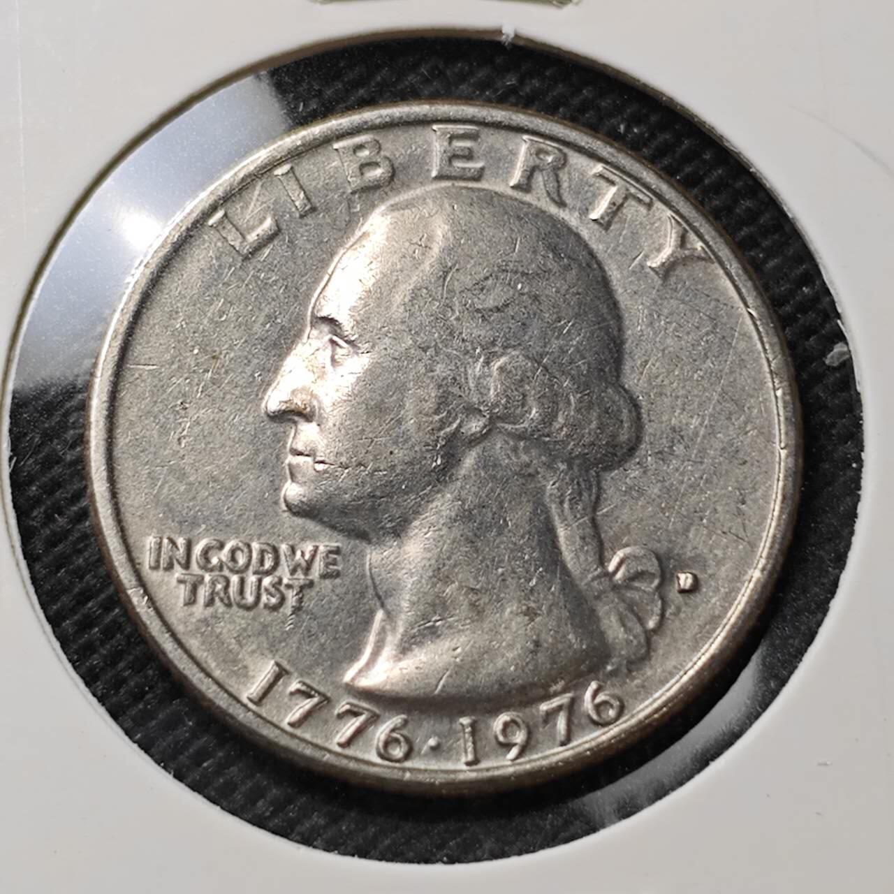 KK钱币收藏小铺 第375期  2月预留时间 周末发货  美国25分纪念币