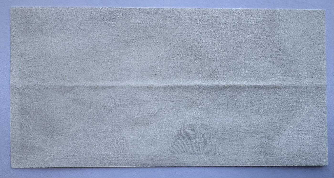 2025第25场（总第225期）：精品测试钞、塑料钞、纪念券、外钞综合场 德纳罗DLR  “查尔斯.巴贝奇～货币系列”20面值单面凹印测试钞（有中折）