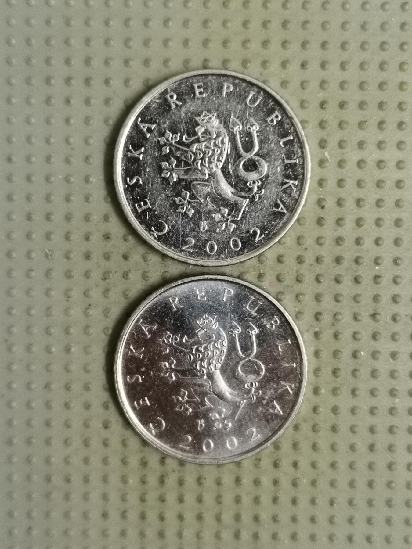 2025年第133场各国散币拍卖（总第133场） 捷克2002年1克朗2枚
