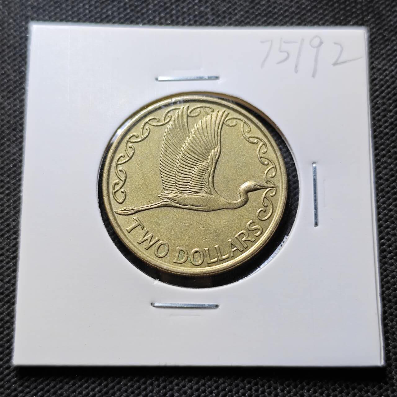 KK钱币收藏小铺 第375期  2月预留时间 周末发货  新西兰2元