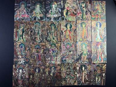 NO.17 好又多金牌大场，新店点关注不迷路！每周一站式配齐，方便凑单！（周6晚8点截拍，卖家送拍0抽成！） - 【套卡】银信潮玩 护天神-法海寺壁画 粗闪1套24张